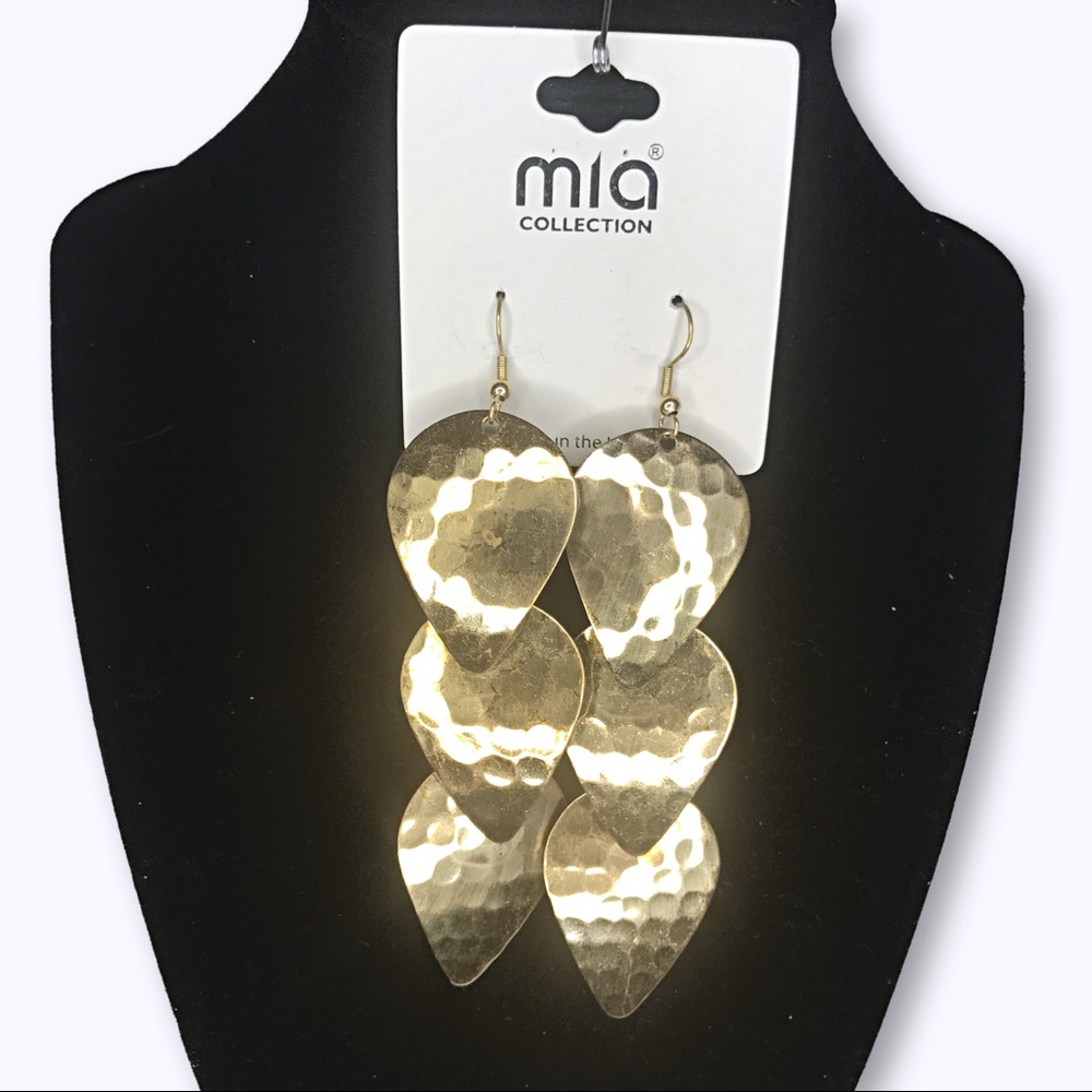 🆕 Mia hammered gold earrings